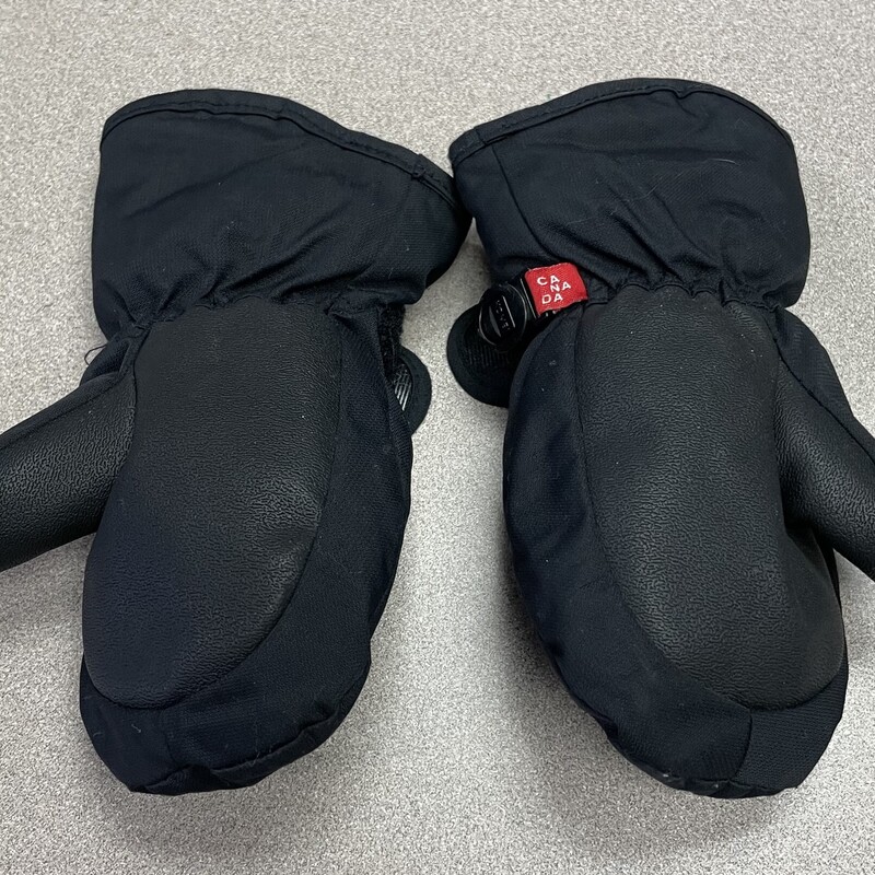 Kombi Winter Mitts, Black, Size: 2-3Y