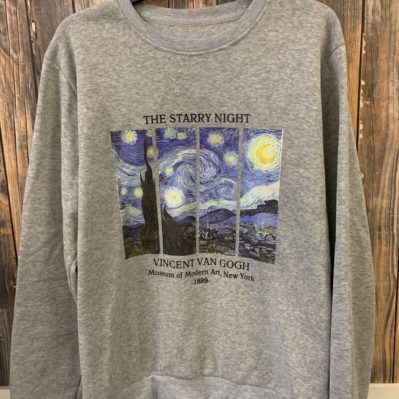 Starry Night Sweatshirt, Size: M