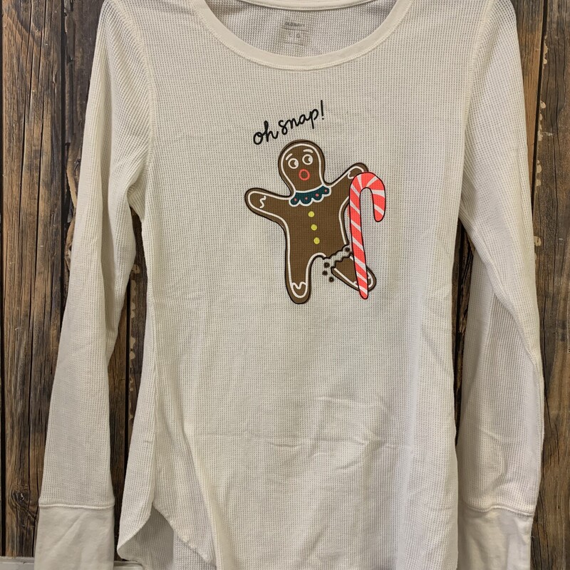 Gingerbread Man Shirt, Size: L