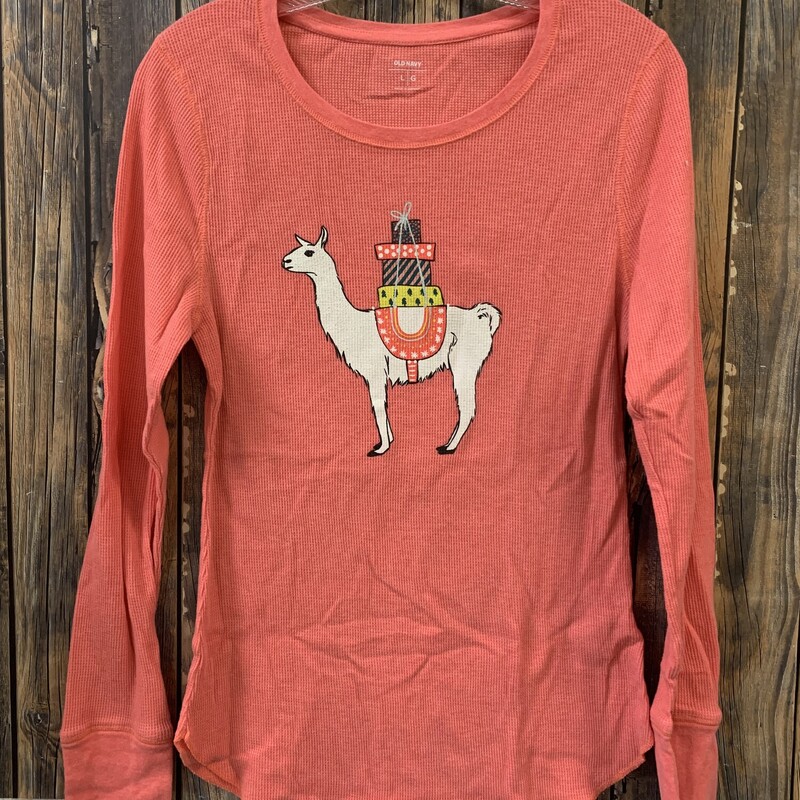 Llama Present Shirt, Size: L