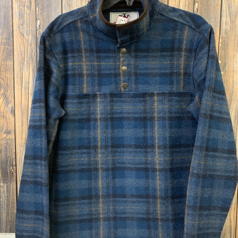 Blue Plaid John Wayne Jac, Size: S