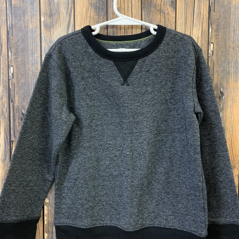 Gray/black Sweatshirt, Size: S 6/7