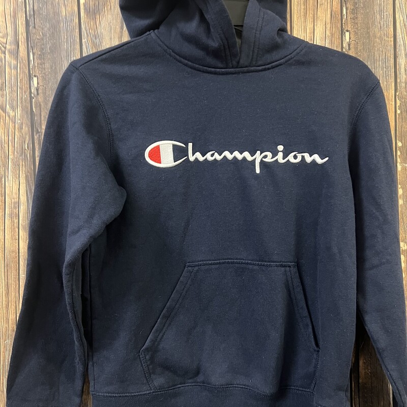 Blue Champion Hoodie, Size: Youth Med