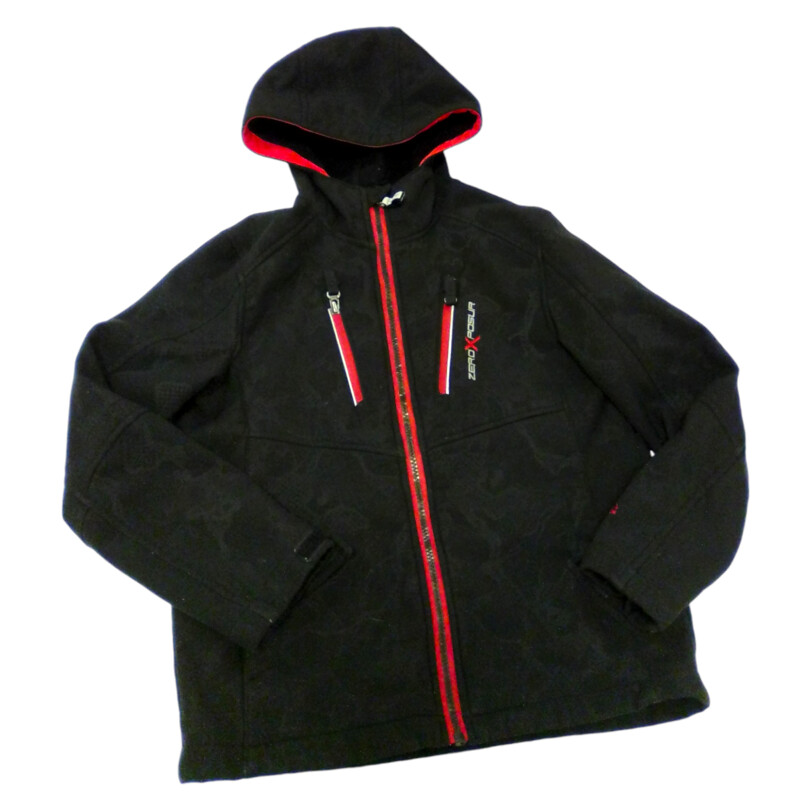 Jacket: Red/black