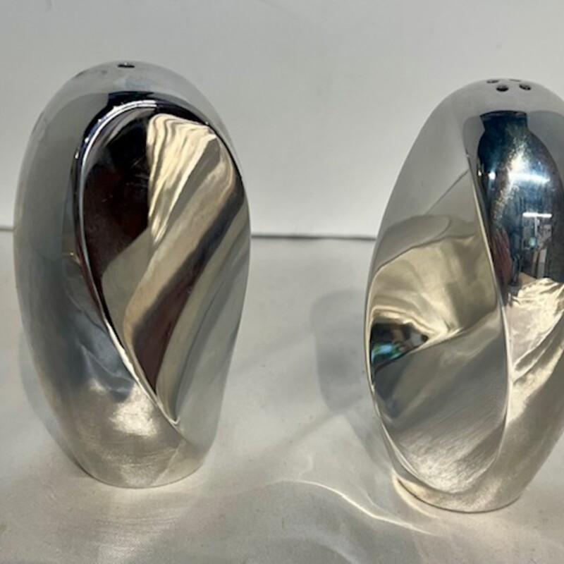 Nambe Silver Salt &Pepper