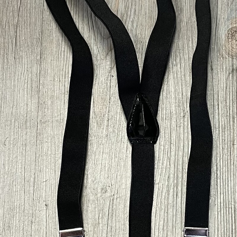 Suspender, Black, Size: Pre-owned