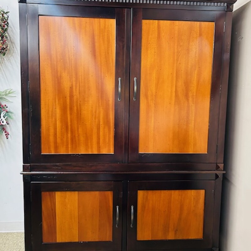 Arhaus Wood Wardrobe