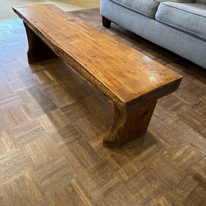 Live Edge Pine Bench,
Size: 50x13x16
Beautiful bench that has just been refinished!
Smooth top, solid base.