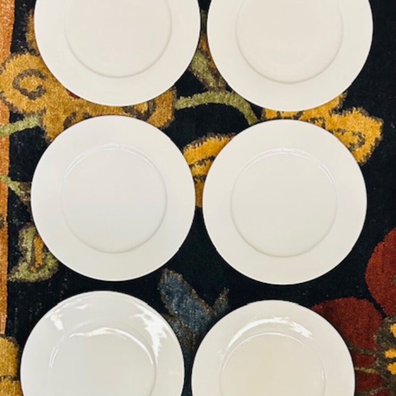 Set of 6 Kahla Crate & Barrel App Plates
White Size: 8.5diameter