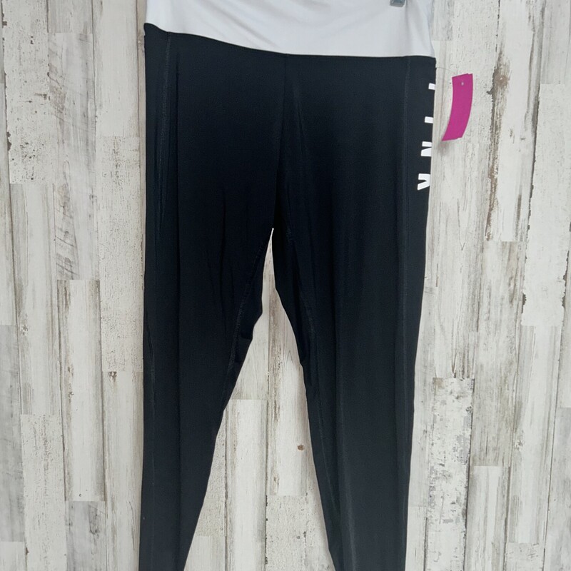 L Black Logo Leggings