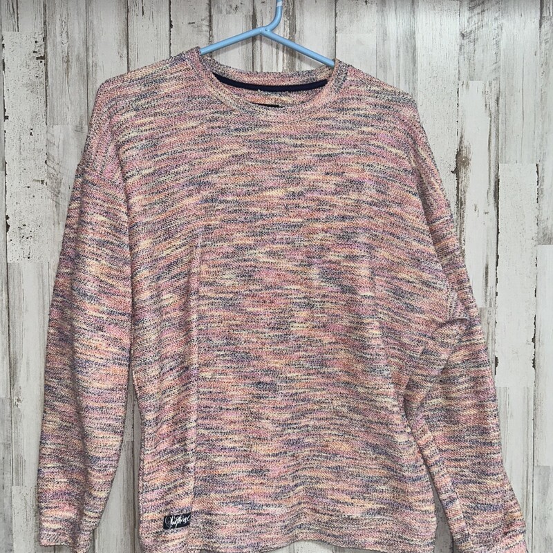 M Pink Printed Sweatshirt