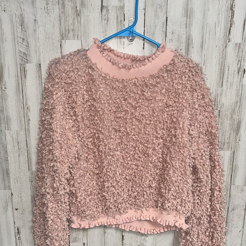 S/M Pink Textured Sweatsh