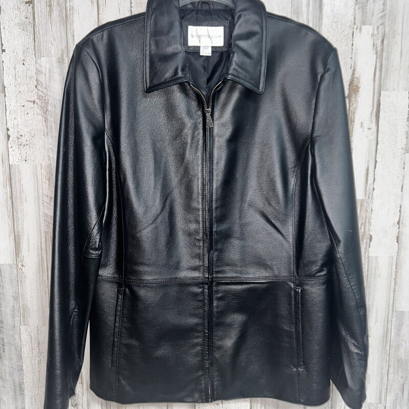 L Black Leather Jacket