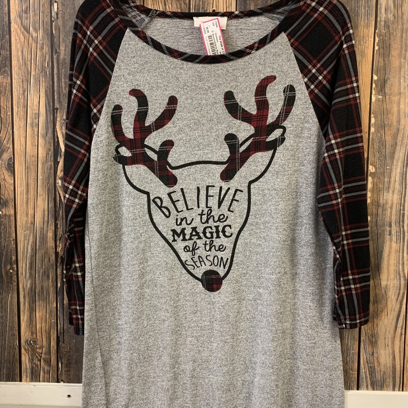 Black/red/gray Reindeer S, Size: M