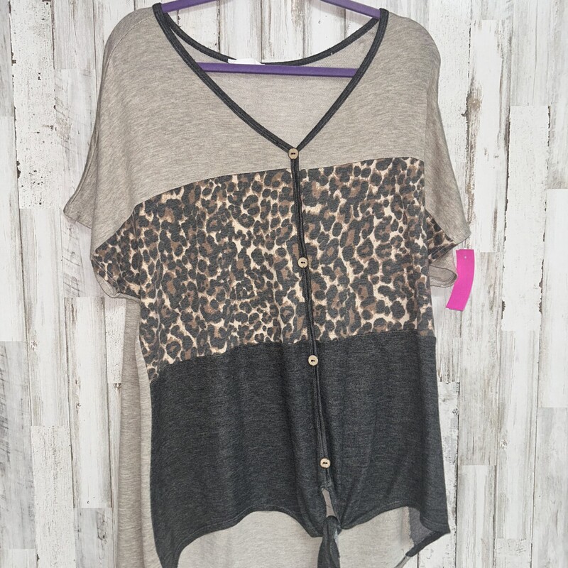 1X Tan Colorblock Top, Tan, Size: Ladies XL