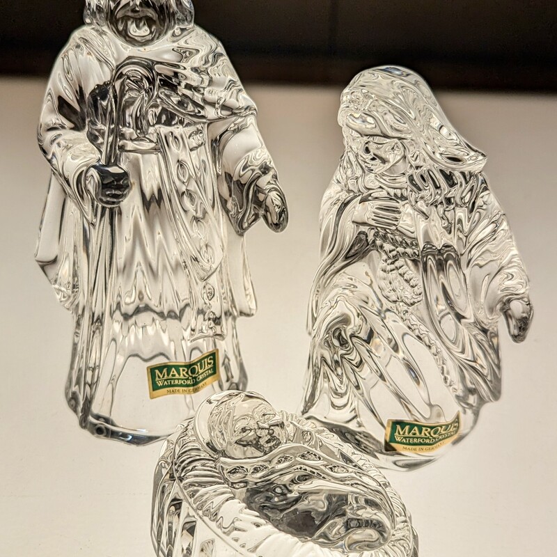 3 Piece Marquis Nativity Set
Clear, Size: 3x6H