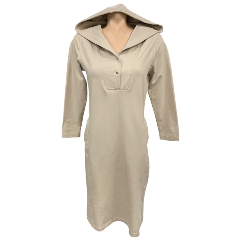 Bailey Dress W Hood, Tan, Size: S