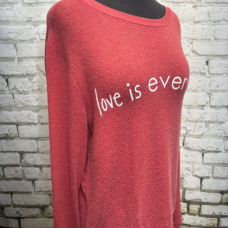 Peace Love World, Love Is, Size: Xs/S