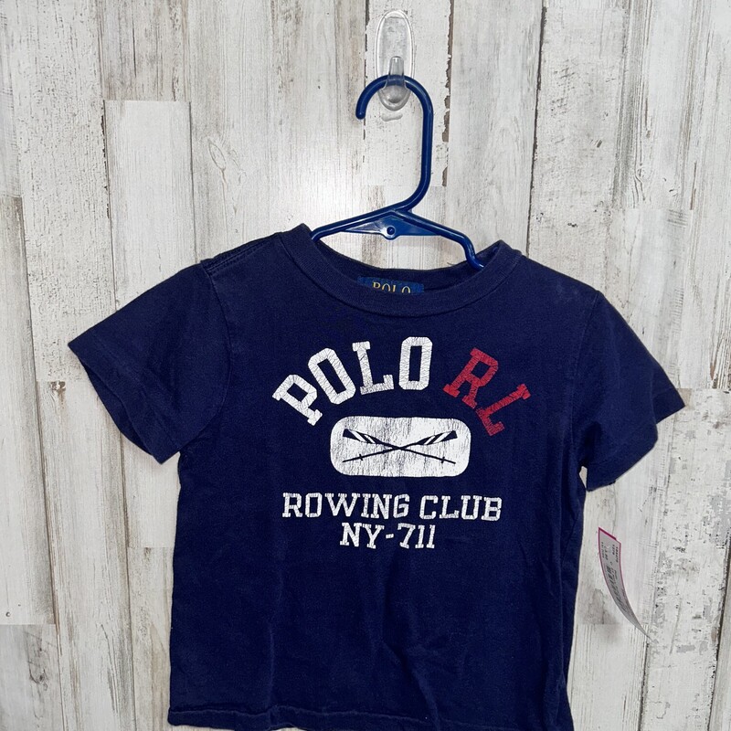 2T Navy Rowing Club Tee