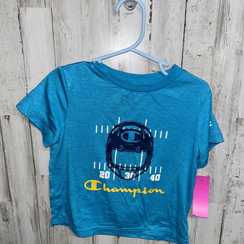 2T Blue Helmet Tee, Blue, Size: Boy 2T-4T