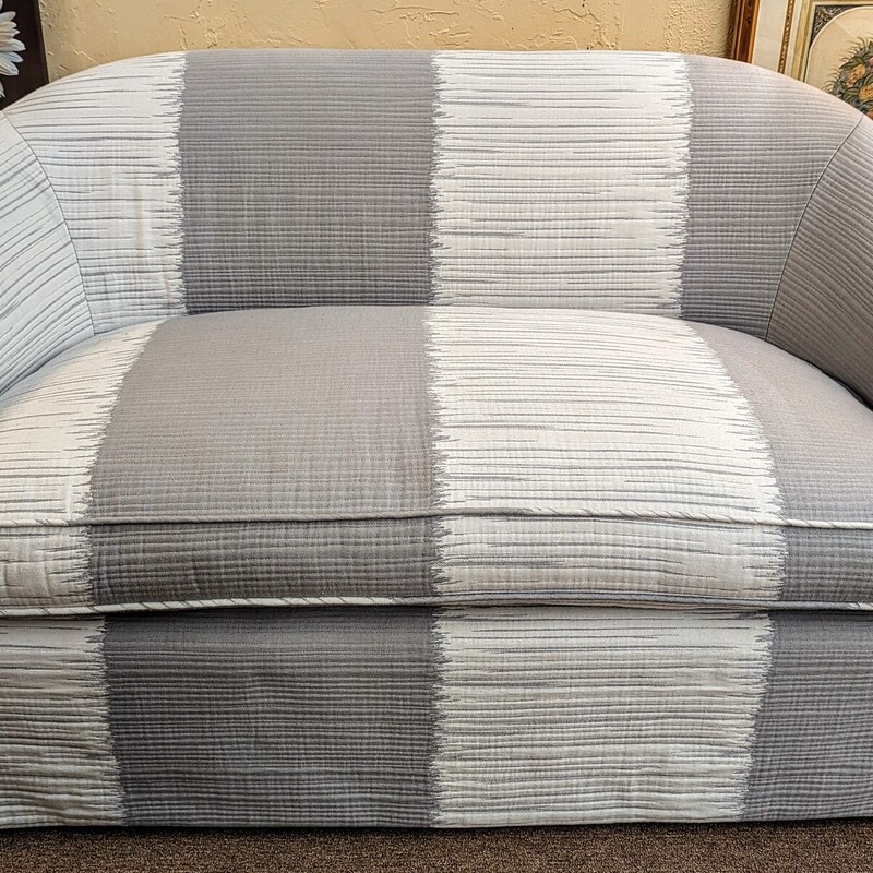 Custom Skirted Loveseat