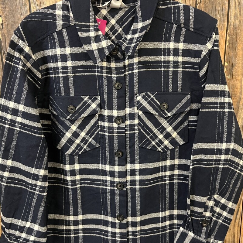 Nwt Blue/white Flannel