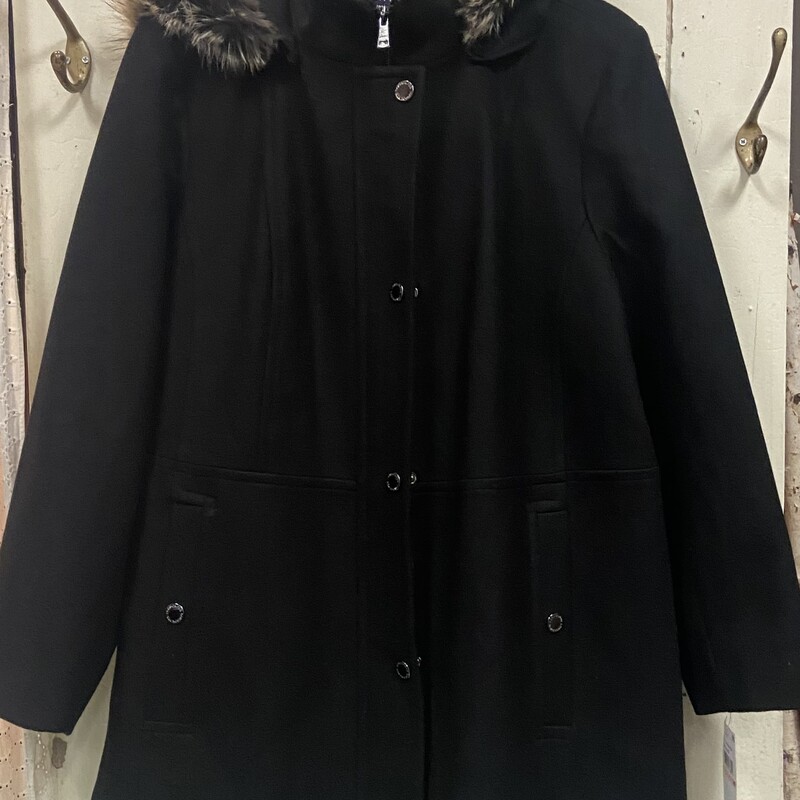 NWT Blk Wool Coat