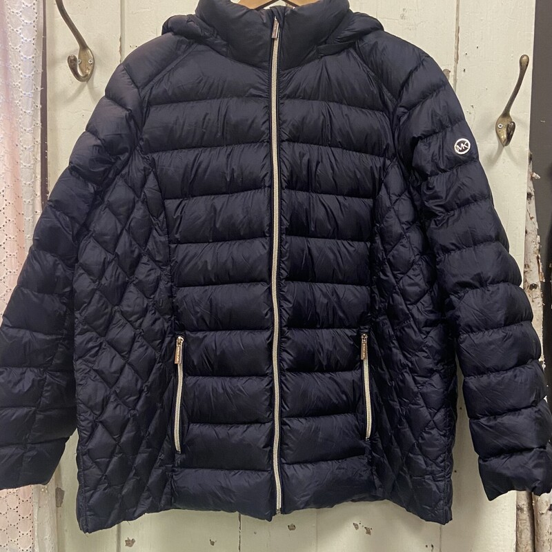 Indigo Pff Pck Dwn Coat