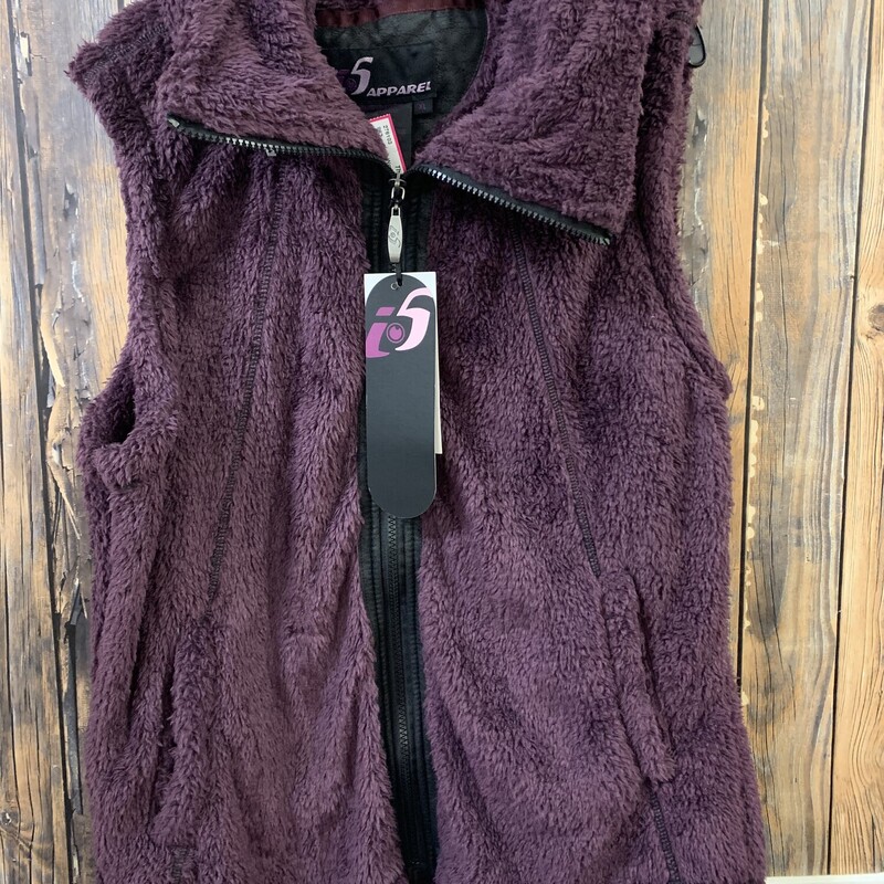 Purple Fleece Vest