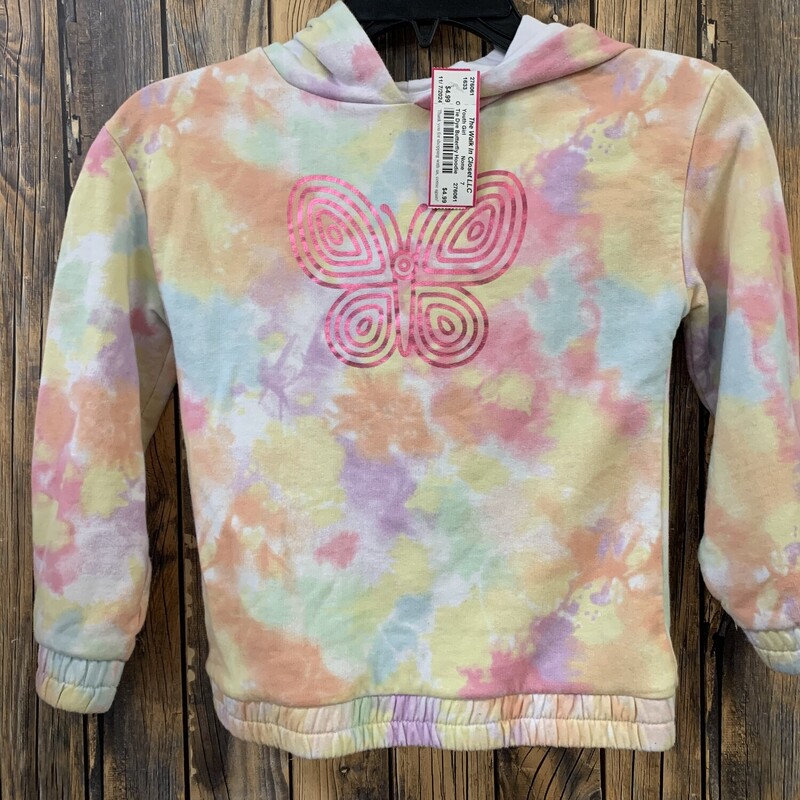 Tie Dye Butterfly Hoodie