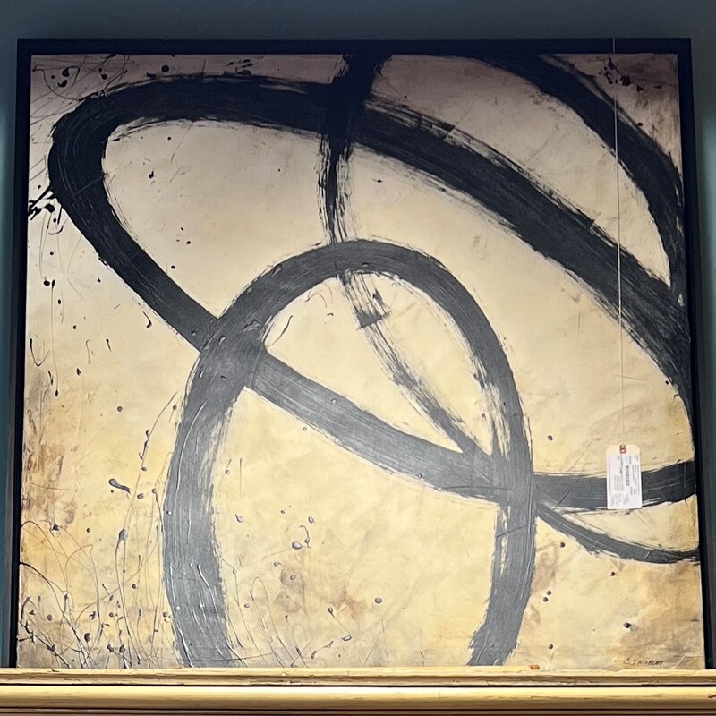 Original CJ Morley, Abstract, Framed