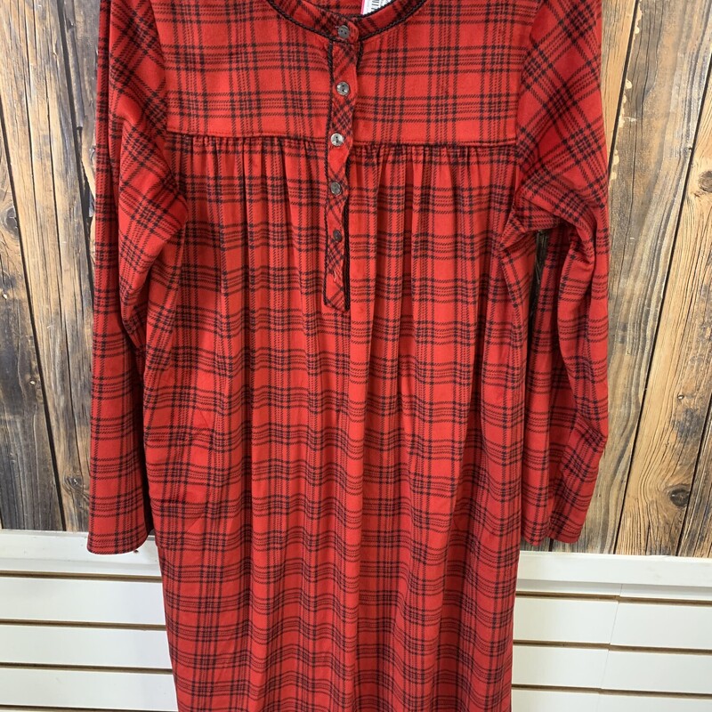 Red/black Check Gown