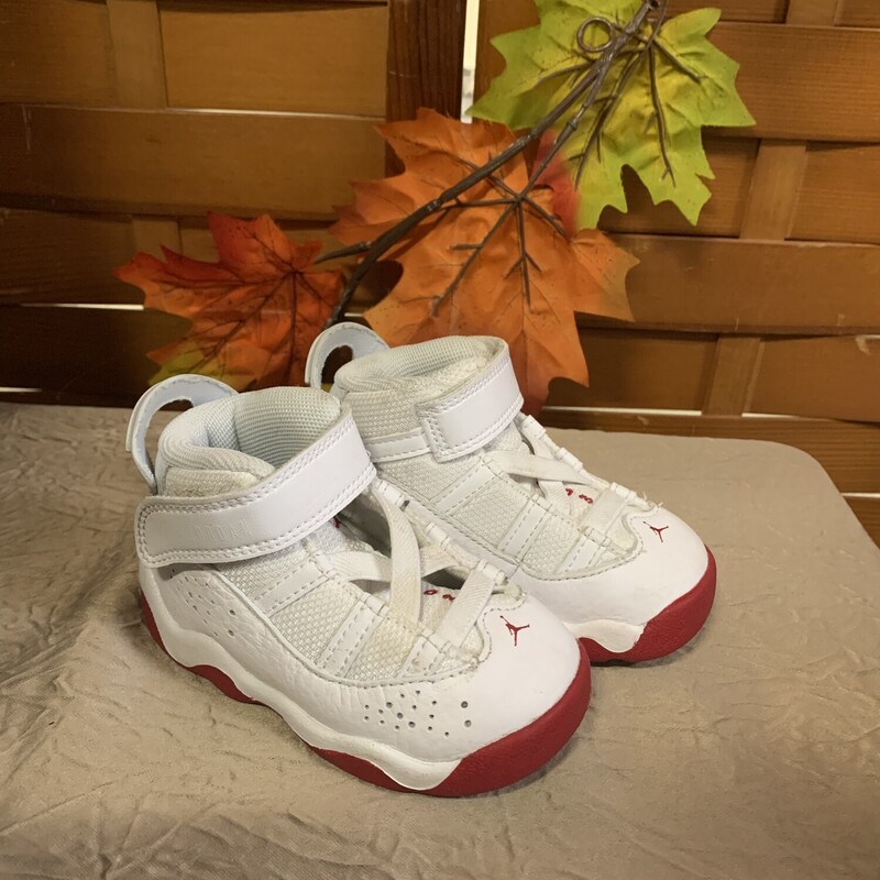 White/Red Jordans