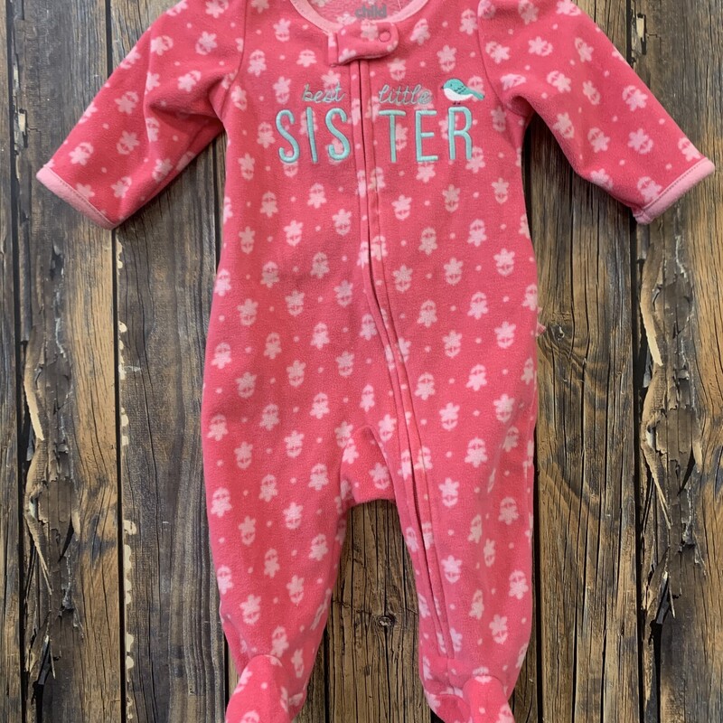 Pink Little Sister Sleepe, Size: 0-3m