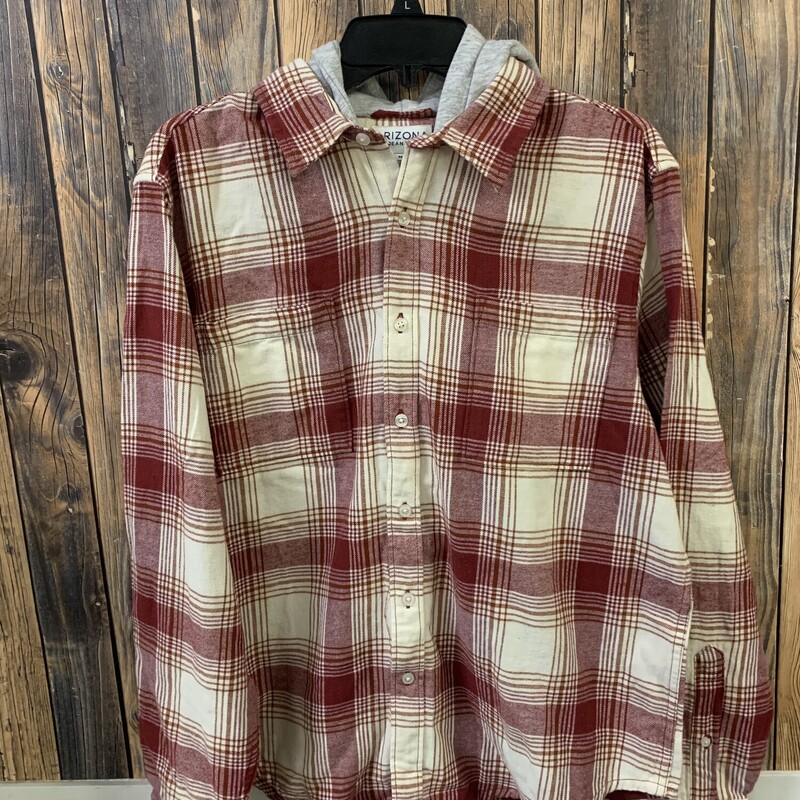 NWT Red/cream Flannel W H