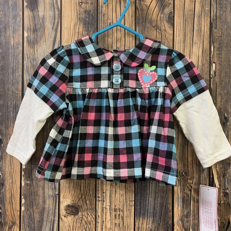 Blue/pink Check Shirt