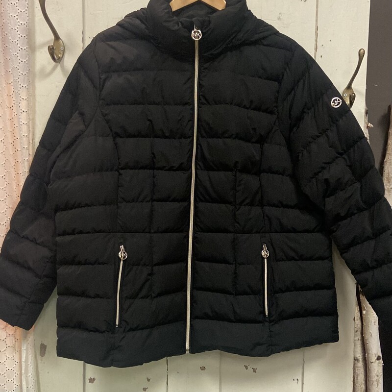 Blk Pff Pck Down Coat