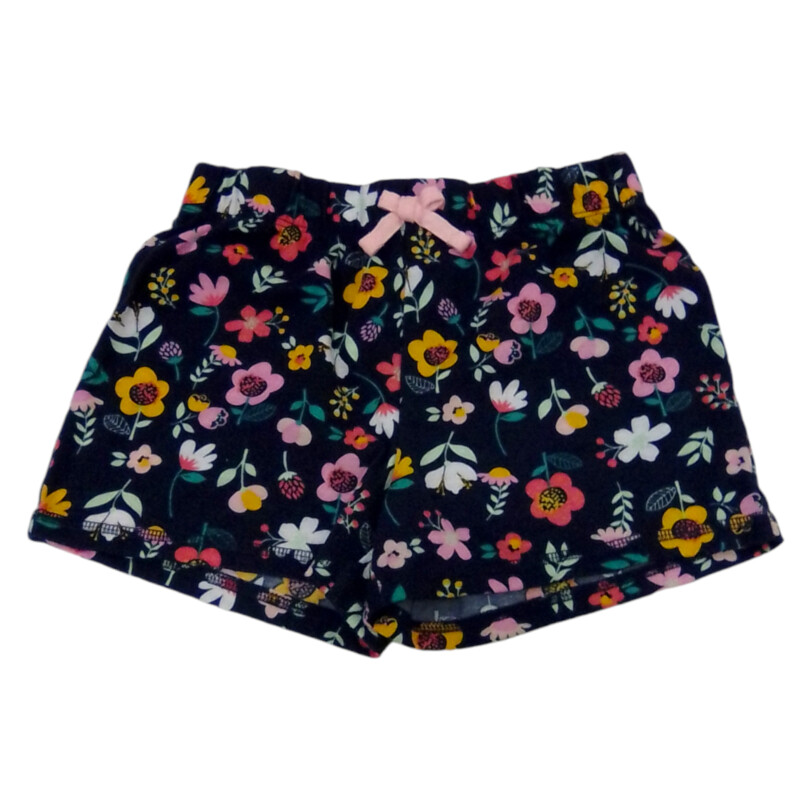 Shorts: Blue/flowers