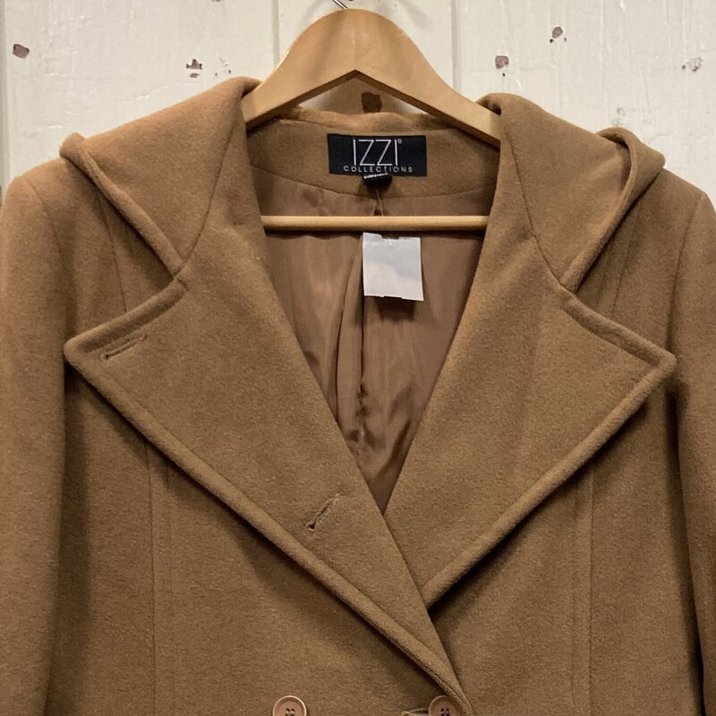 Camel Wool Coat<br />
Camel<br />
Size: Medium