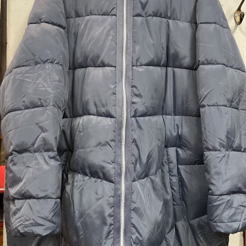 EUC Gry Puffy Coat