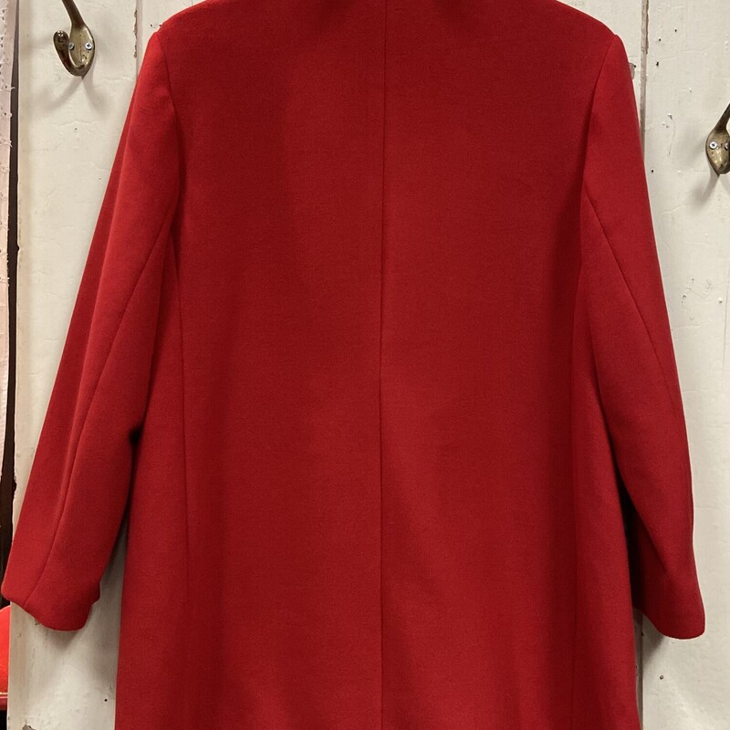 Red Zip Snap Coat<br />
Red<br />
Size: Large