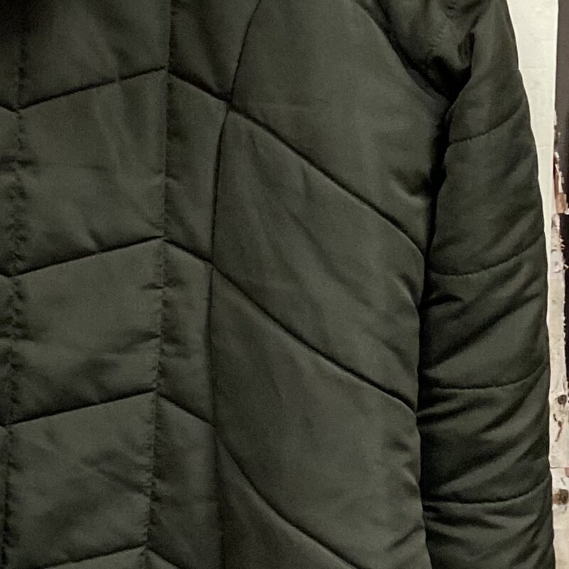 Olive Puffer Coat<br />
Olive<br />
Size: 1X