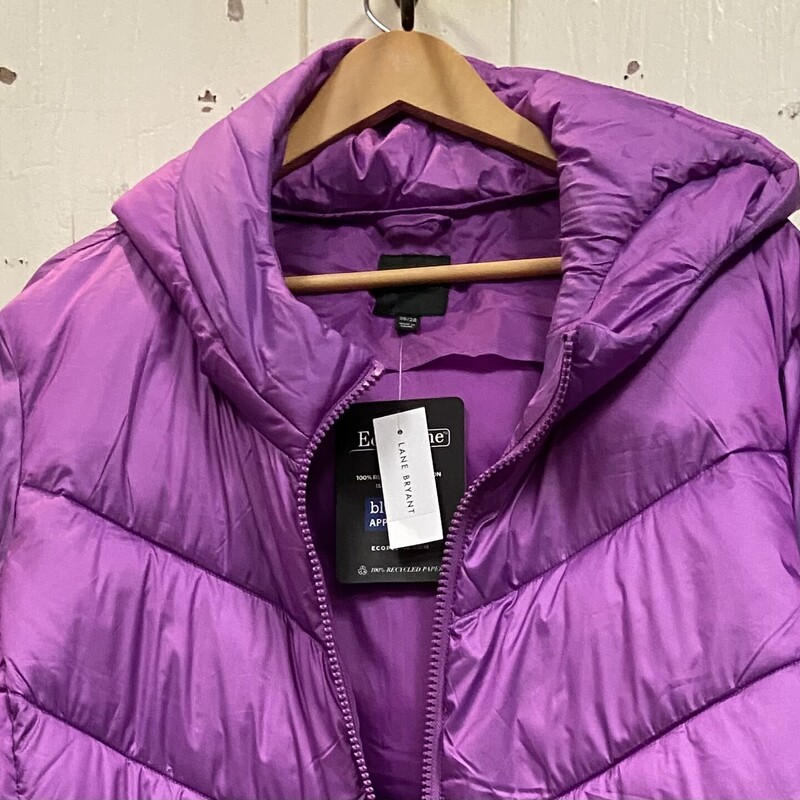 NWT Prp Pffy Insulat Coat<br />
Purple<br />
Size: 4X R $149