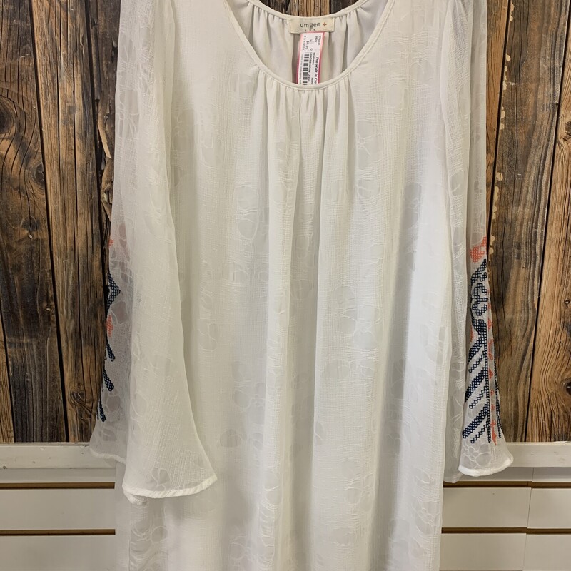 UMGEE White Dress, Size: L