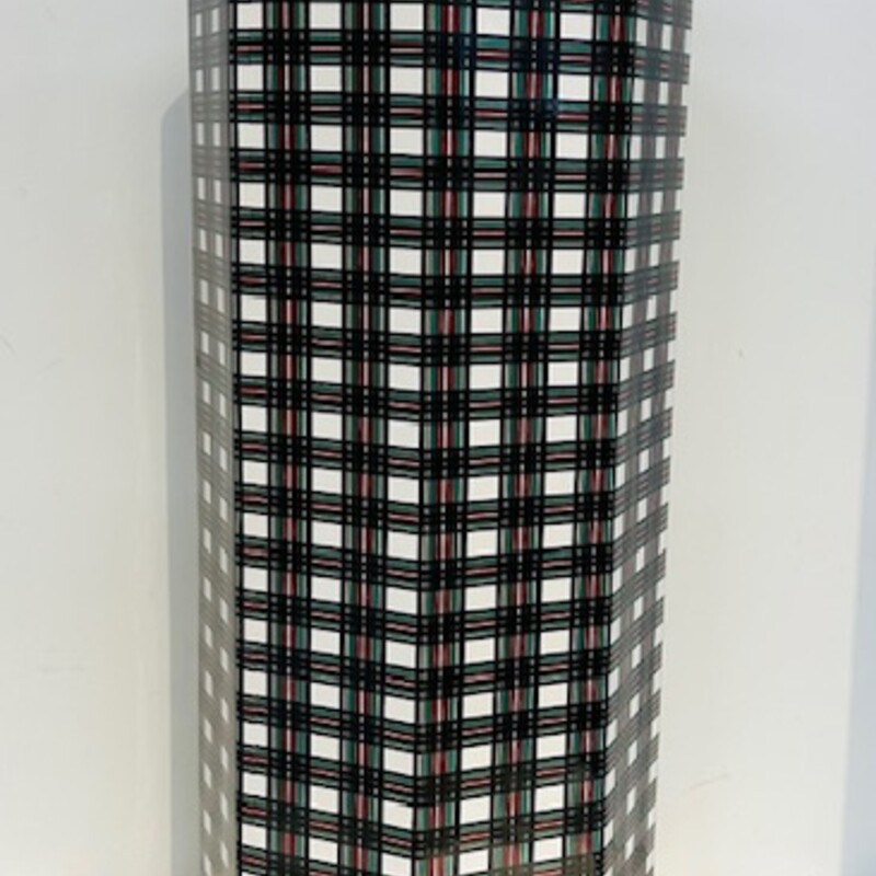 Wildwood Accents Plaid Jar
Xmas colors Black Size: 7.5 x 21H