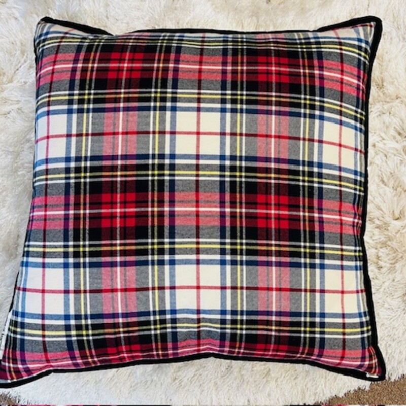 Ralph Lauren Plaid Down Pillow
Red White Blue Black Size: 19 x 19H