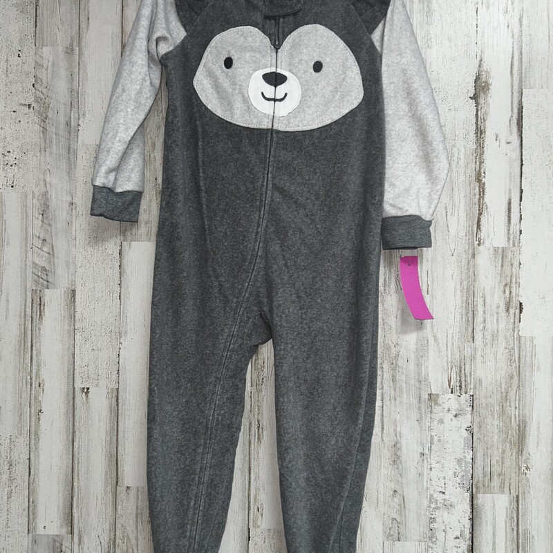 3T Grey Animal Sleeper, Grey, Size: Boy 2T-4T