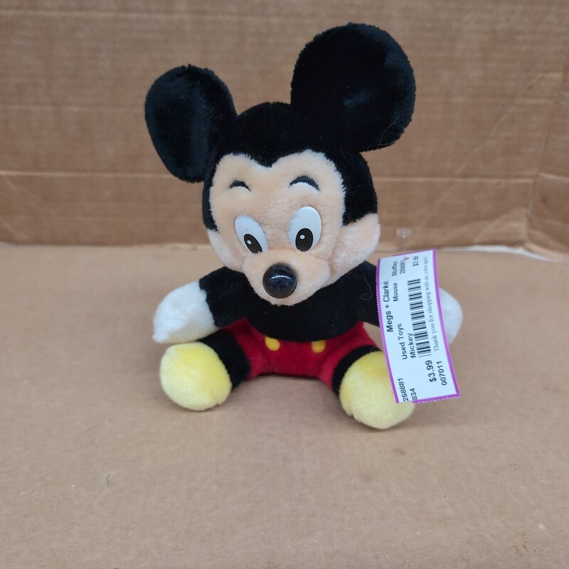 Mickey, Size: Stuffies, Item: Mouse