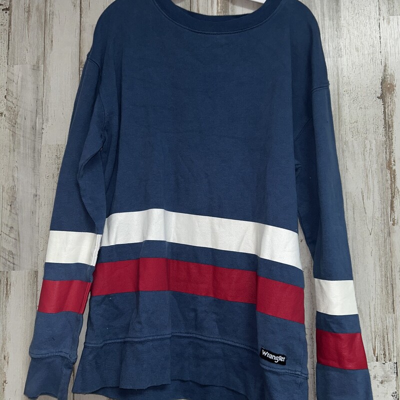 10/12 Blue Stripe Sweatsh