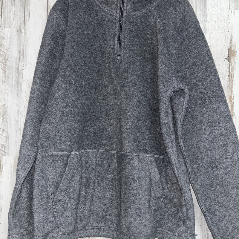 10/12 Grey Fleece Pullove